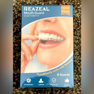 Reazeal Mouth Guard New One Size Custom Fit 4 Guards Fast Free Ship